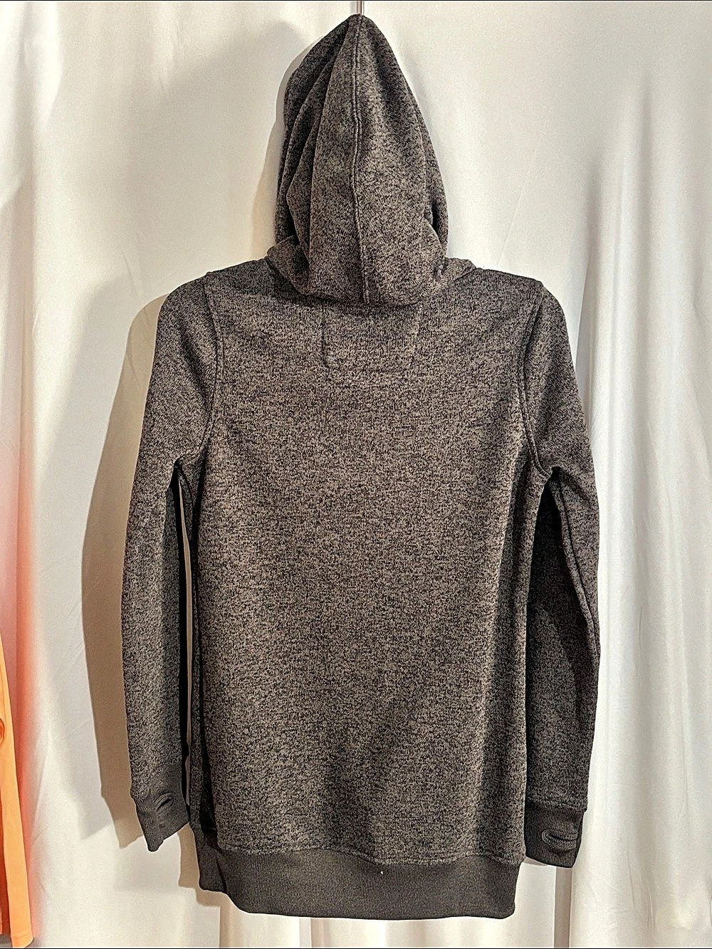 Volcom Women’s Tower Cowl Neck Pullover Fleece Hoodie Grey Small NWOT - Picture 9 of 14